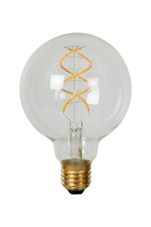 Lucide G95 - Filament lamp - Ø 9,5 cm - LED Dimb. - E27 - 1x4,9W 2700K - Transparant - uitgezet